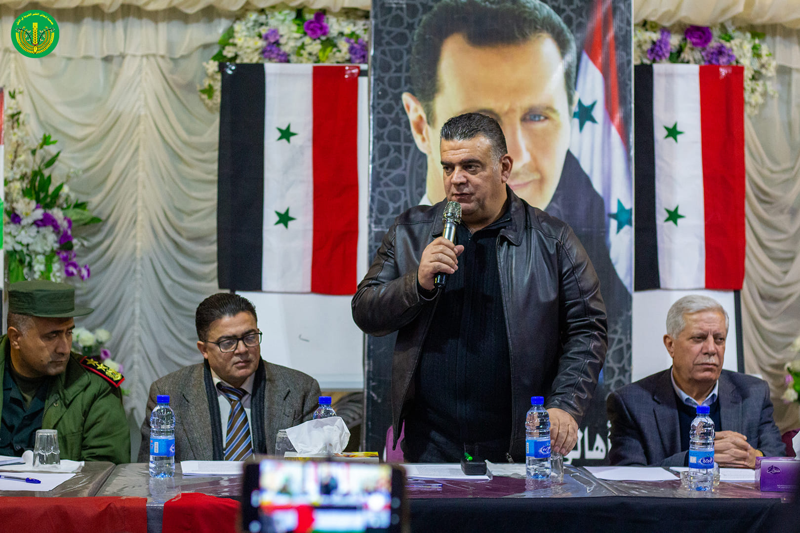 زيارةٍ كريمة ومهمه في لقاءٍ جماهيري من محافظ ريف دمشق